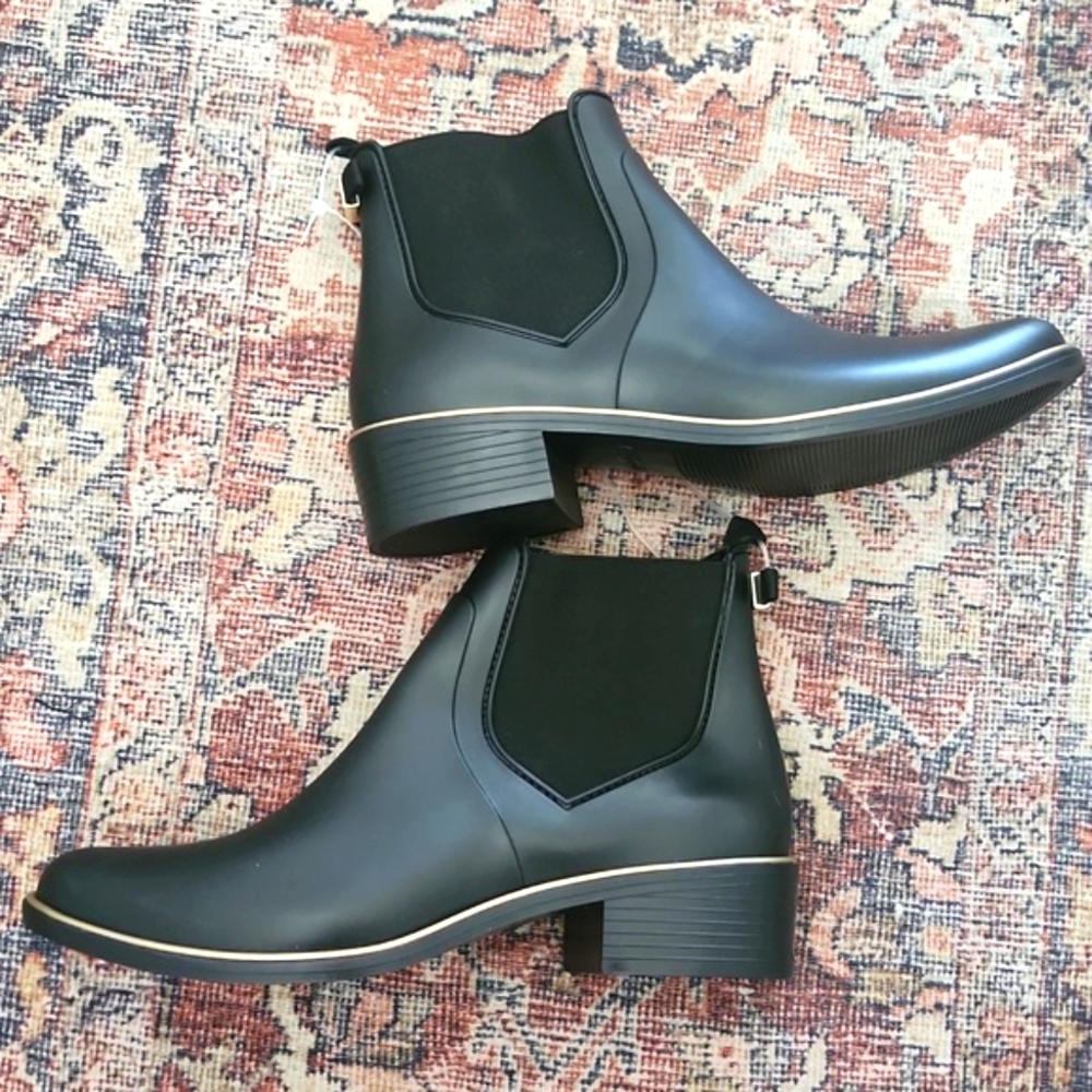 NEW KATE SPADE | $145 Solstice Chelsea Rain Boots - Picture 2 of 7